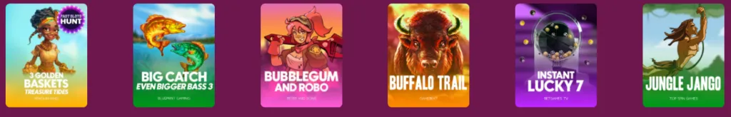 Game Selection at Lets Jackpot Casino